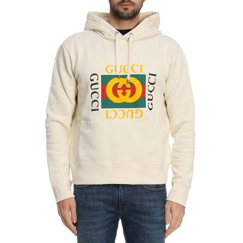 gucci logo sweater white|Gucci sweater on blackish.